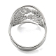 Ring mit Zahnrad 304 Edelstahl verstellbare Ringe RJEW-G306-03P-3