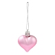 Décorations de pendentifs en forme de cœur en plastique galvanisé pour la saint-valentin KY-D020-02F-1