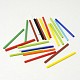 Mixed Color Glass Opaque Colours Rainbow Bugle Beads X-SEED-J005-M-1