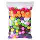 30 mm multicolor clasificado pompones bolas sobre 250pcs para diy muñeca decoración del partido del arte AJEW-PH0001-30mm-M-2