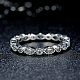 Hot Trends 925 argento sterling anelli di barretta zirconi RJEW-FF0001-09-18mm-2