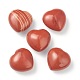 Натуральная красная яшма сердце любовь камень G-G973-07B-1