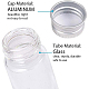 BENECREAT 20PCS 15ml Clear Glass Bottles Candy Bottle with Aluminum Screw Top Empty Sample Jars Sample Vials for Spice Herbs Small Items Storage Wedding Favors AJEW-BC0005-37-15ml-4