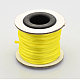 Cordons fil de nylon tressé rond de fabrication de noeuds chinois de macrame rattail X-NWIR-O001-A-14-1