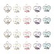 Arricraft 20pcs 5 colores abs colgantes de perlas de imitación de plástico OACR-AR0001-13-1