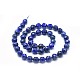 Chapelets de perles en lapis-lazuli naturel G-I249-B11-01-2