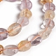 Natural Amethyst and Citrine Beads Strands X-G-D0002-D77-3