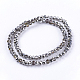 Electroplate Glass Faceted Rondelle Beads Strands EGLA-D020-6x4mm-21-2
