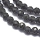Natural Obsidian Beads Strands G-G792-36B-3