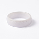 Faceted Porcelain Wide Band Rings RJEW-F048-B-05B-1