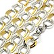304 de acero inoxidable de moda collares de cadena doble enlace STAS-A028-N058C-2