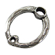 Ring Antique Silver Plated Tibetan Style Links X-LF1754Y-NF-1
