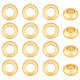 Dicosmetic 30 pz cornice di perline in ottone opaco KK-DC0002-60-1