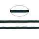 コットン糸  マクラメコード  装飾的な糸のスレッド  DIYの工芸品について  ギフトラッピングとジュエリー作り  濃い緑  3mm  約109.36ヤード（100m）/ロール。 OCOR-T001-02-08-3