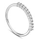 Conjuntos de anillos de dedo apilables de plata de ley Shegrace 925 JR709A-1