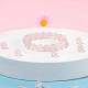 100шт 8мм натуральный мадагаскар розовый кварц круглые бусины DIY-LS0002-50-6