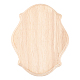 Fingerinspire plaque en bois inachevé 5.9x4.8x0.7 pouce ovale en bois panneaux vierges artisanat en bois naturel pour la peinture sculpture planches de bois brûlant pour les projets d'artisanat de bricolage décoration de la maison WOOD-WH0029-16A-1