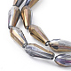 Chapelets de perles en verre électroplaqué EGLA-L015-HP-A01-A-3