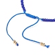 Mauvais œil au chalumeau et bracelet en perles de verre BJEW-JB08367-01-5