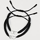 2Pcs 2 Style Stainless Steel Heart Link Bracelets Set BJEW-SW00106-01-5