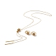 Crystal Rhinestone Rondelle Beaded Jewelry Set SJEW-JS01227-1