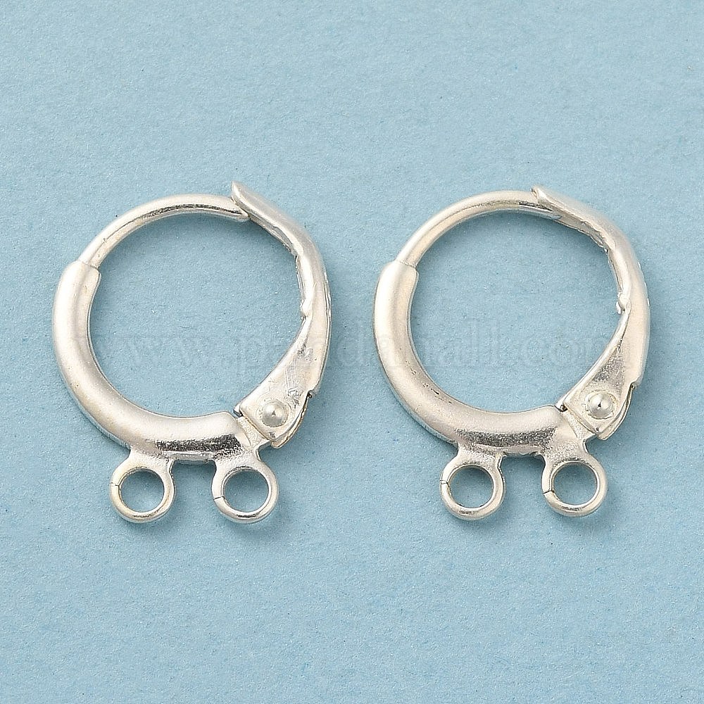 Wholesale 925 Sterling Silver Leverback Earrings Findings
