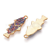 Подвески из эмали и сплава FIND-C037-16G-07-1