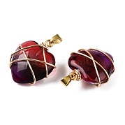 Подвески lampwork GLAA-T023-05J