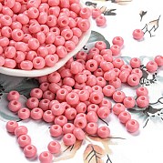Стеклянные бусины с имитацией нефрита SEED-Z001-A-B15