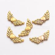 Тибетском стиле сплава angeltee бусы TIBEB-5494-AG-NR
