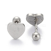 Серьги-штанги для хрящей из нержавеющей стали 201 EJEW-R147-41