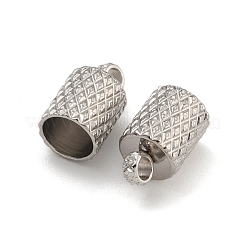 Emembouts de cordon en acier inoxydable 304 résistants au ternissement&nbsp;STAS-Z084-07P-02B