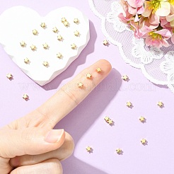 Латунные бусины со звездами&nbsp;XGRPCU754-299G