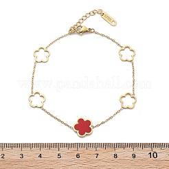 Браслеты из нержавеющей стали 304 с ионным покрытием (IP) BJEW-P345-11G-02