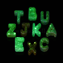 Светящиеся и УФ-покрытые непрозрачные акриловые бусины&nbsp;PACR-T017-11M