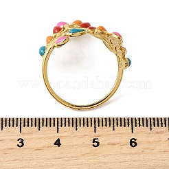 Кольца-манжеты из нержавеющей стали 304 с эмалевым покрытием&nbsp;RJEW-D309-01G