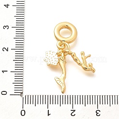 Латунные европейские подвески в форме коралла KK-U048-27G