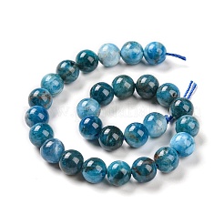 天然石アパタイトビーズ連売り  グレードAB  ラウンド  8mm  穴：1mm  約25~26個/連  7.68インチ&nbsp;X-G-S333-8mm-031A