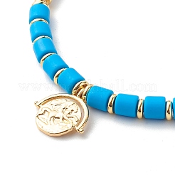 Полимерная глина бисера ожерелья NJEW-JN03614