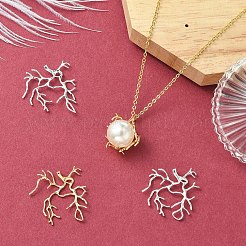 4шт 2 цвета латунные подвески&nbsp;KK-YW0002-83