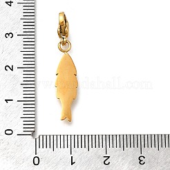 Рыба 304 нержавеющая сталь подвесные украшения STAS-R159-45G