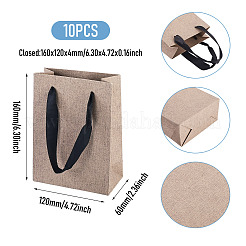 10 borsa regalo in carta con manici in nastro di nylon&nbsp;ABAG-TA0002-31B