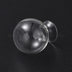 Miniatur-Blumentopfornamente aus Glasvasen&nbsp;AJEW-WH0434-06B