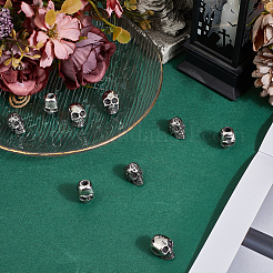 9 шт. 3 стиля 304 нержавеющая сталь европейские бусины&nbsp;STAS-ME0002-93