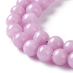 Natürliche weiße Jade Nachahmung Kunzit Perlen Stränge&nbsp;X-G-I299-F03-10mm