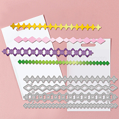 Углеродистая сталь разрезает трафареты DIY-WH0309-1748