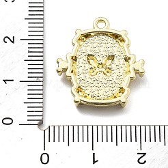 Подвеска из сплава ацетата целлюлозы со стразами&nbsp;LS-PALLOY-E582-07G-02