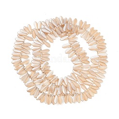 Стеклянные бусины с гальваническим покрытием &nbsp;EGLA-C005-01A-PL02