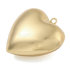Herzanhänger aus Messing&nbsp;X-KK-N254-98G-02