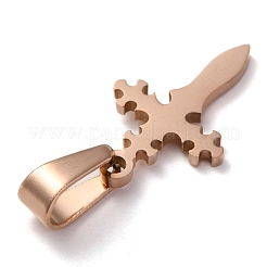 Ciondoli in acciaio inox 304&nbsp;STAS-P253-15RG